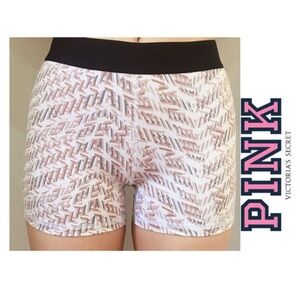 🆕 PINK Victoria's Secret Athletic Shorts - Geometric- 6054‎ Running Volleyball